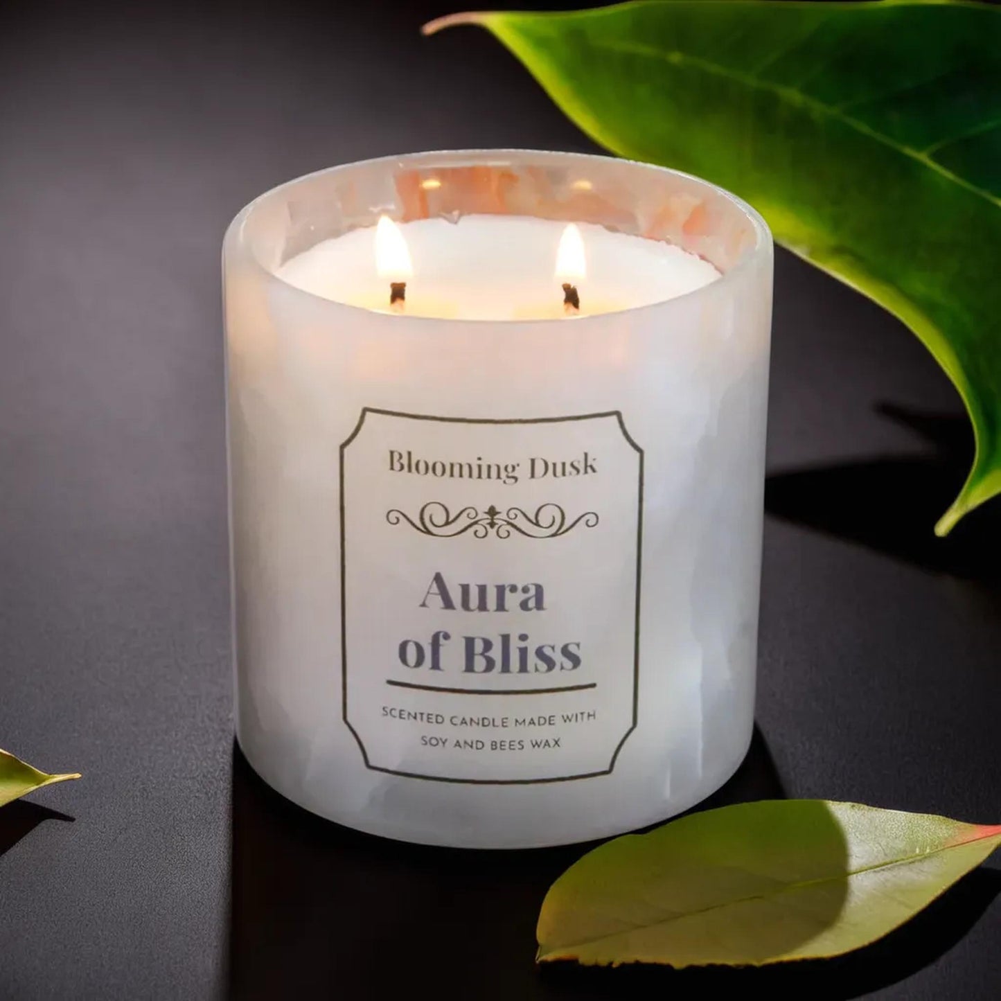 Blooming Dusk's Aura of Bliss scented candle